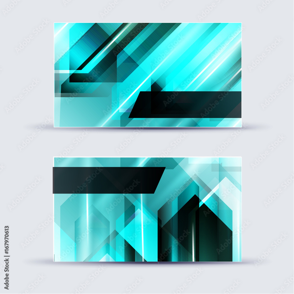 Abstract blank name card template for business artwork
