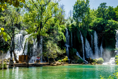 Fototapeta Naklejka Na Ścianę i Meble -  Amazing Kravice Waterfall in Bosnia and Herzegovina