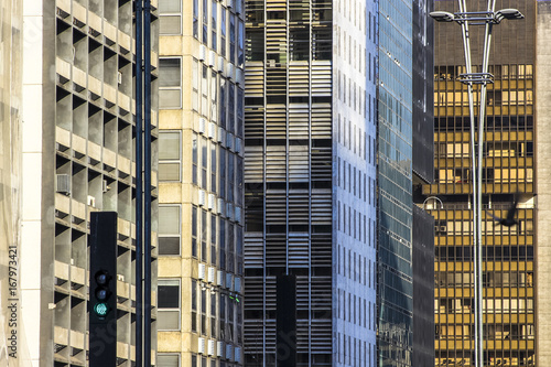 Office buildings in Paulista Avenue, central region of Sao Paulo