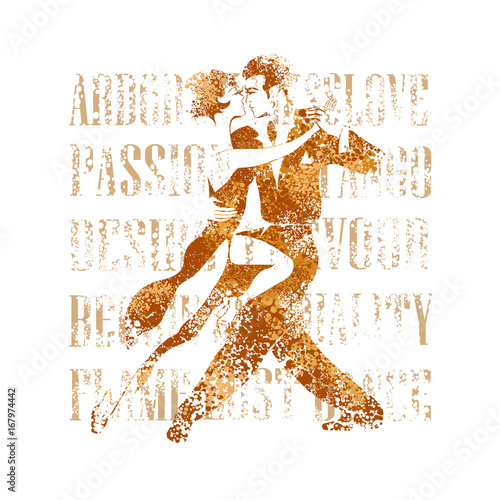 passionate Argentine tango