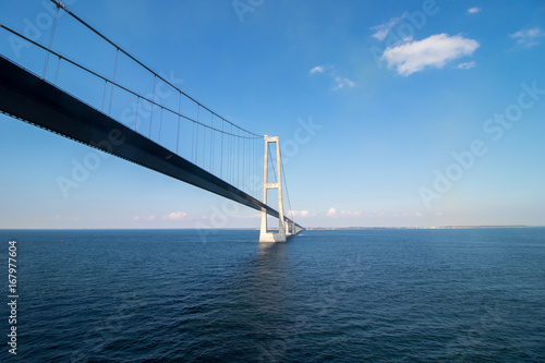 The Great Belt Bridge in Denmark.