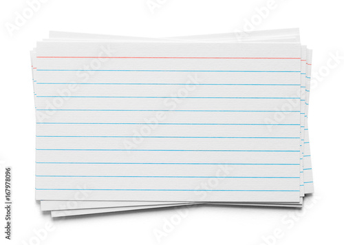 Index Card Pile