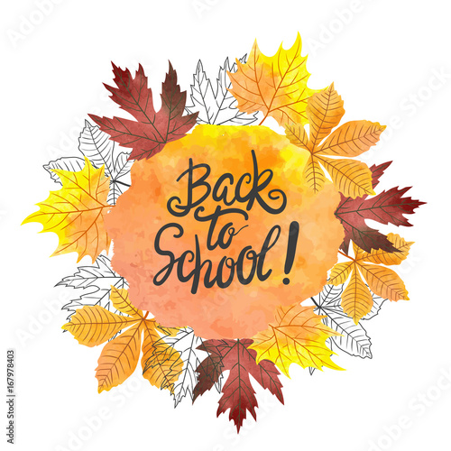 Welcome back to school vect...