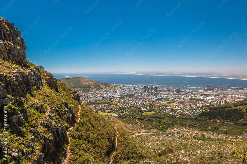 Nice view of Cape Town South Africa