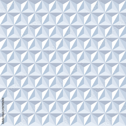 Seamless triangular stucco plaster mouiding pattern texture background