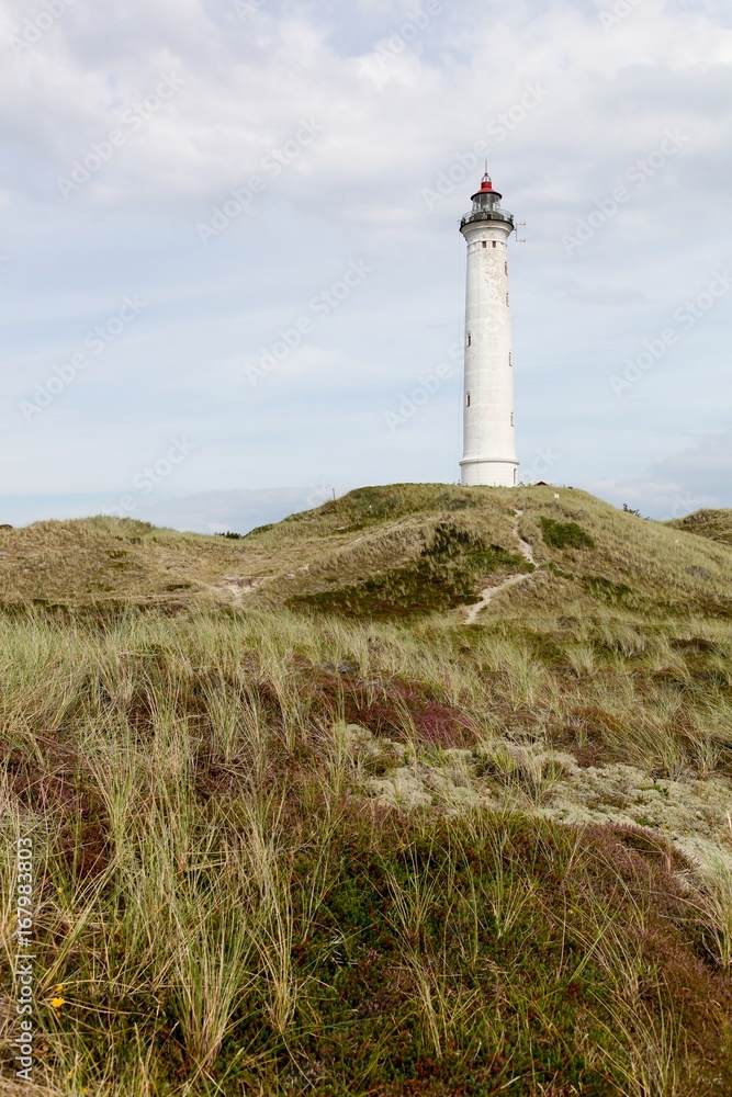 Lyngvig lighthouse in Denmark 