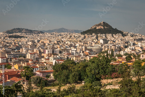 View of Athens Greece photo