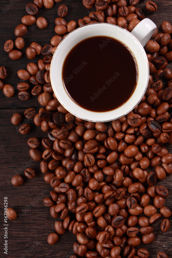 Fresh Roasted Coffee Beans Background Fresh Roasted Coffee Beans Background