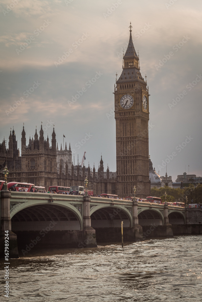 Naklejka premium View of the Big Ben London