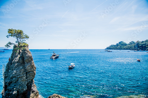 Fototapeta Naklejka Na Ścianę i Meble -  vacation time in Summer with blue water and clear sky