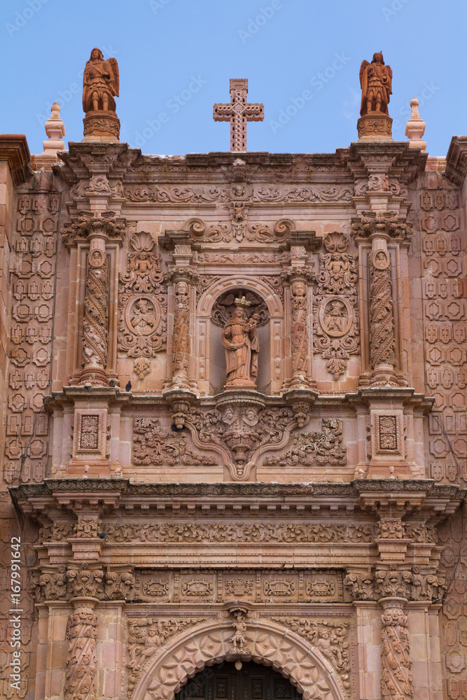 cathedral detail, Zacatecas, Mexico