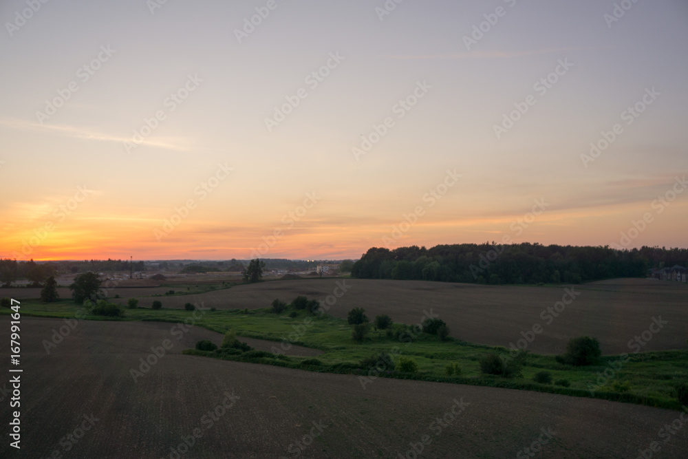 Farmers Field Sunset