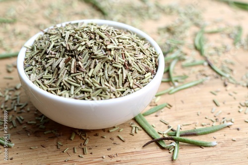 Dried herbs rosemary leaf