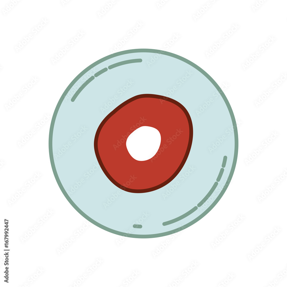 color silhouette of front view ovum color silhouette of front view ovum