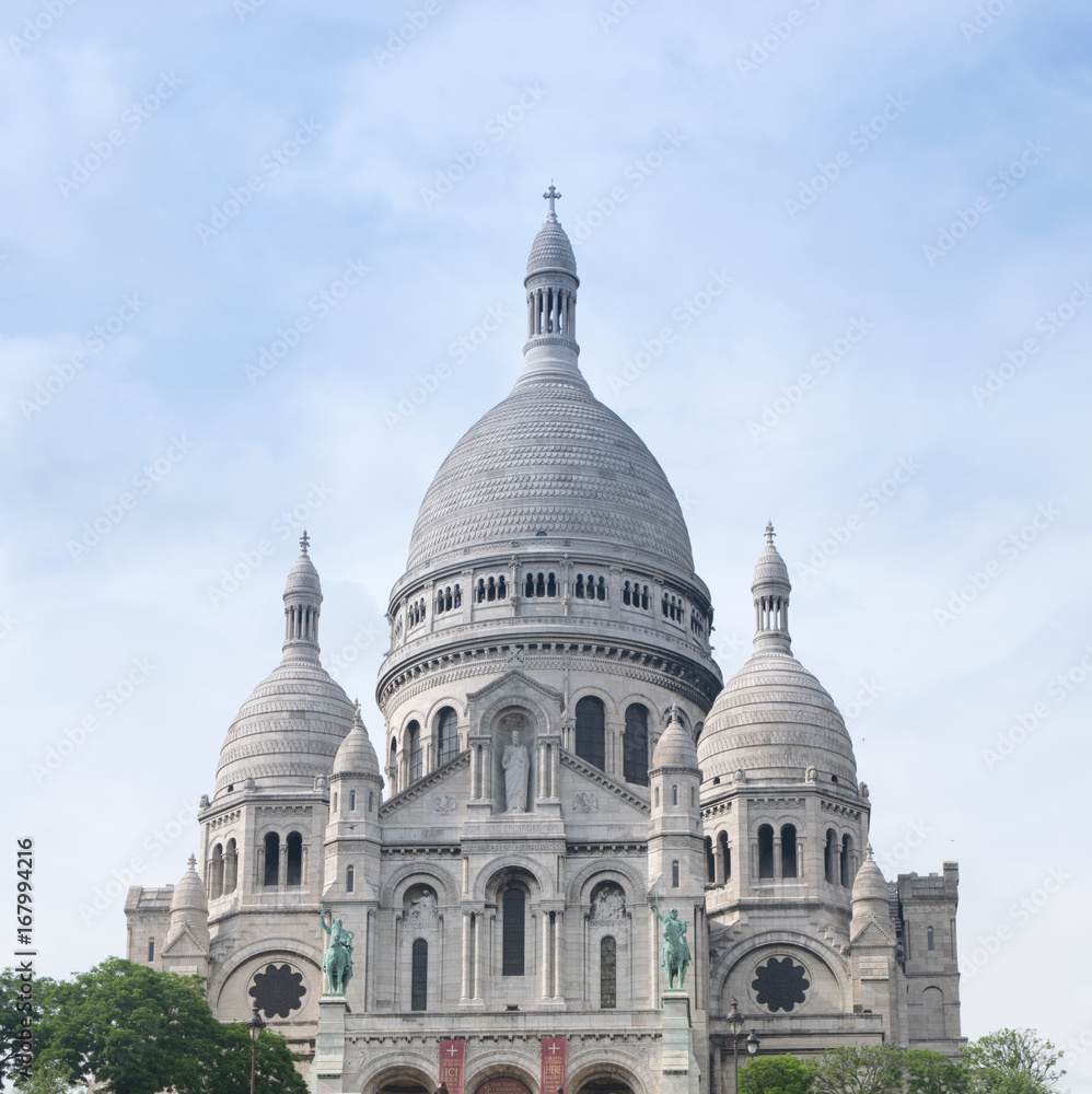 Sacre-Coeur Basilica on Montmartre, Paris, France