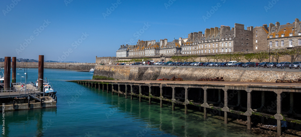 Panoramic View of St Malo, France