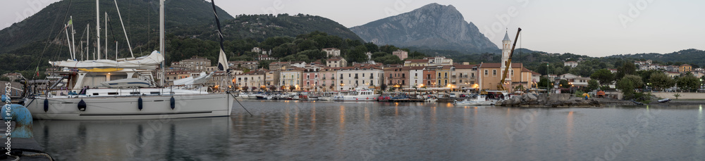 The village of Scario in Italy