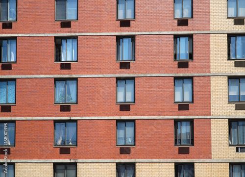 facade view of building wall in the city © nd700