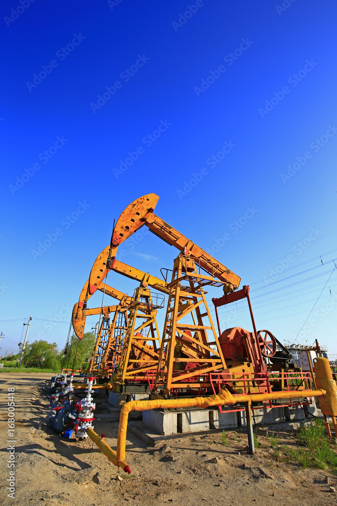 The oil pump, industrial equipment The oil pump, industrial equipment