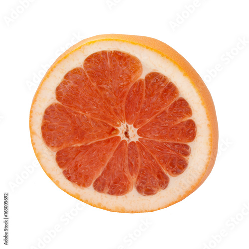 Grapefruit isolated white background