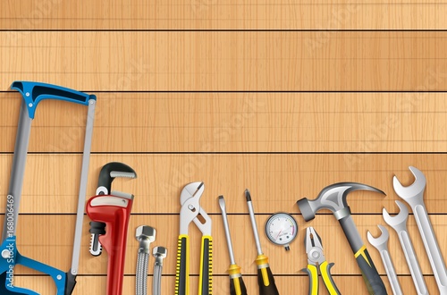 Plumber tools icon set