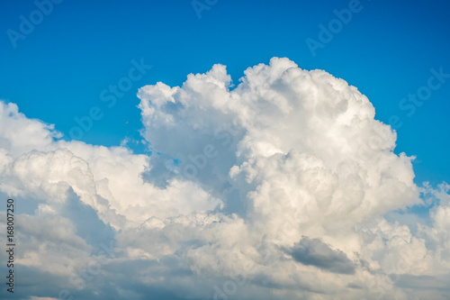 blue sky with clouds background, nature, texture