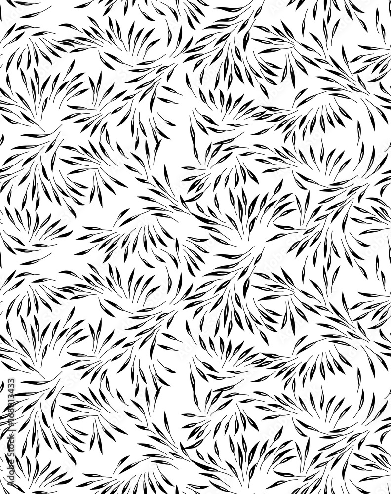 Fototapeta Palm leaf pattern