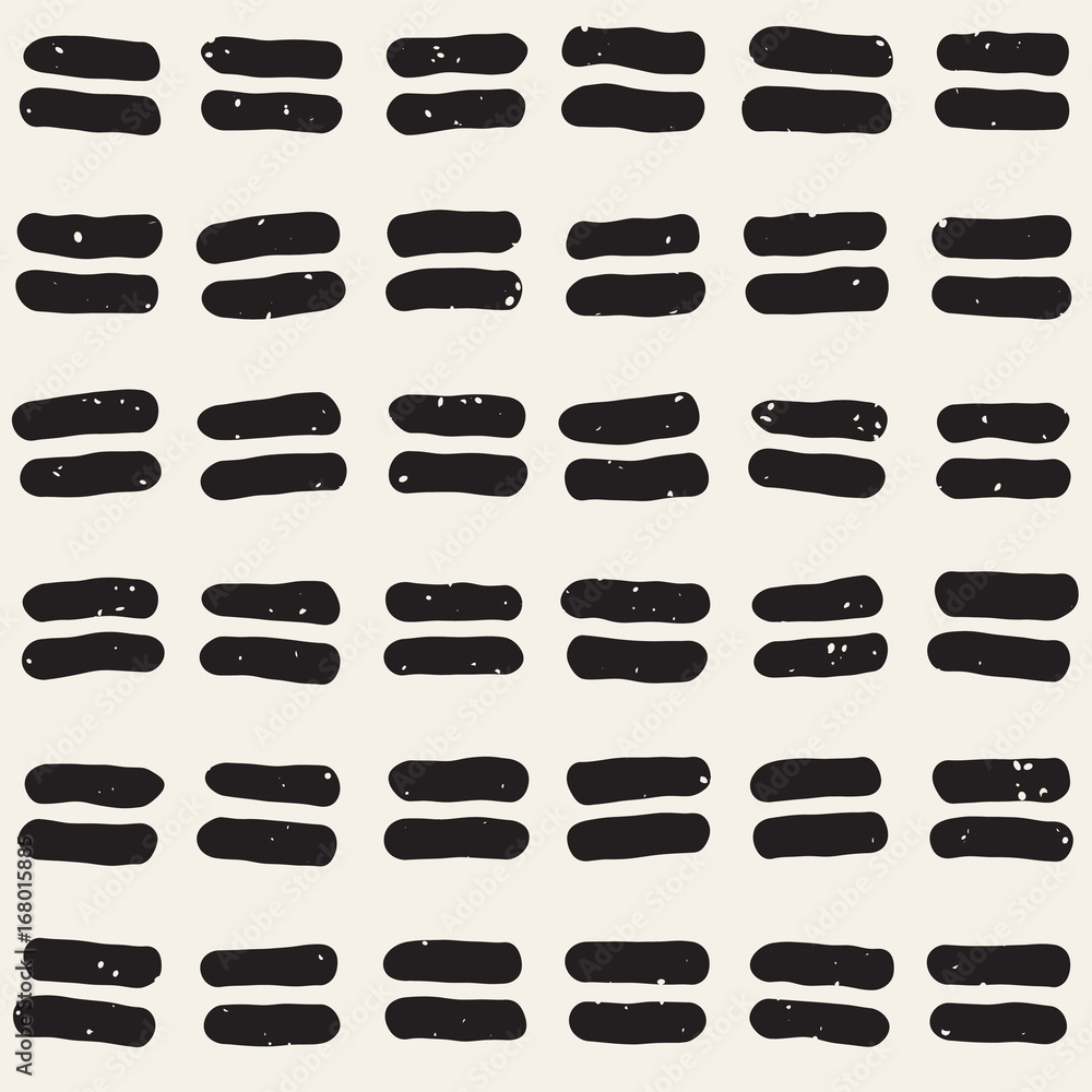 Seamless pattern with hand drawn lines. Abstract background with freehand brush strokes. Black and white texture. Ornament for wrapping paper. Seamless pattern with hand drawn lines. Abstract background with freehand brush strokes. Black and white texture. Ornament for wrapping paper.
