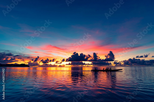 Foto Sunset of the Pacific in Guam