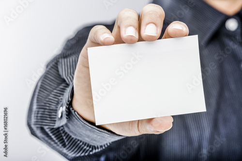 Notiz in der Hand