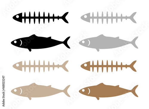 魚のシルエット