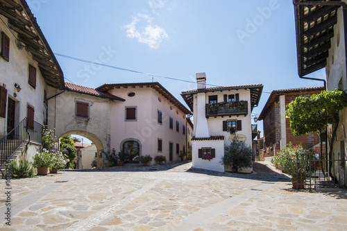 Village of Smartno, Goriska Brda, Slovenia.