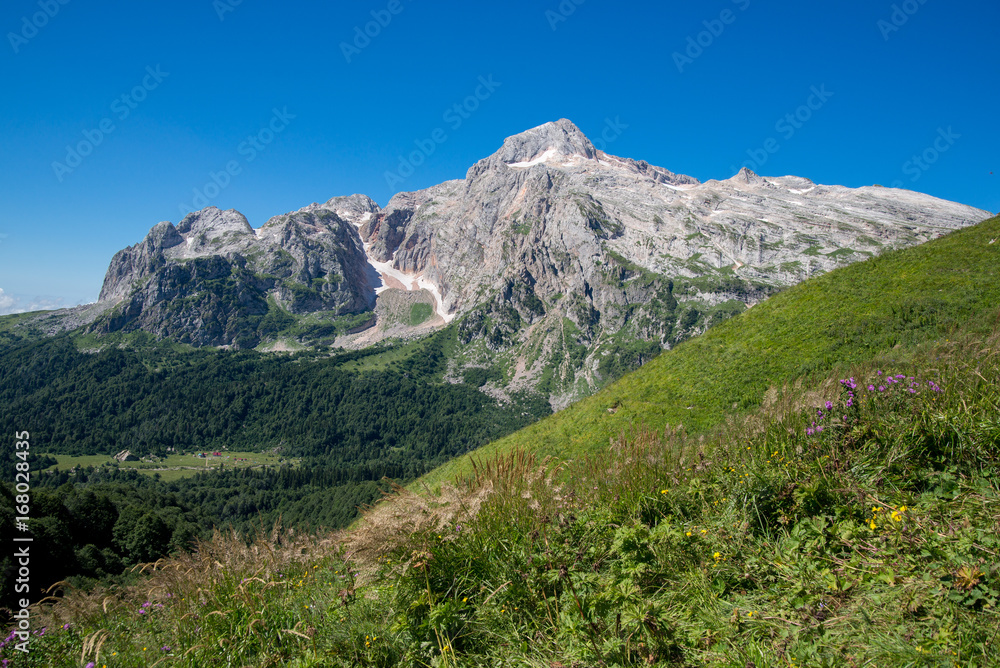 Majestic mountain landscapes of the Caucasian reserve