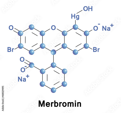 Merbromin is a topical antiseptic