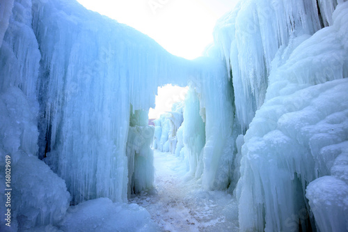 Ice waterfall