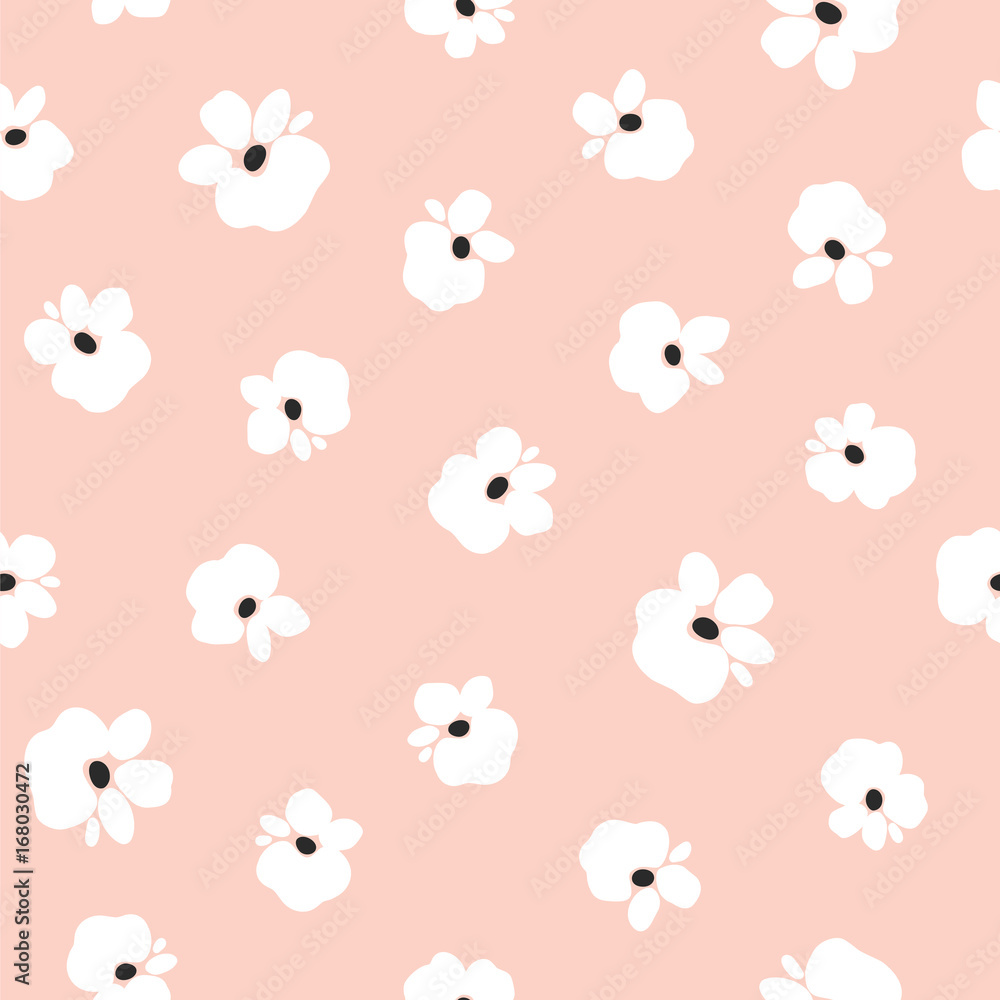 Vector floral seamless pattern.