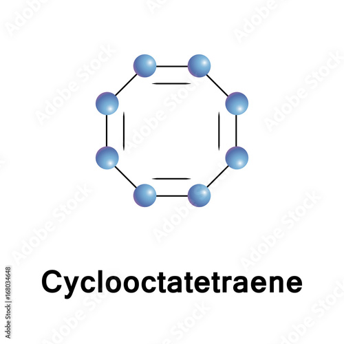 Cyclooctatetraene is an unsaturated derivative of cyclooctane, with the formula C8H8. It is also known as annulene photo