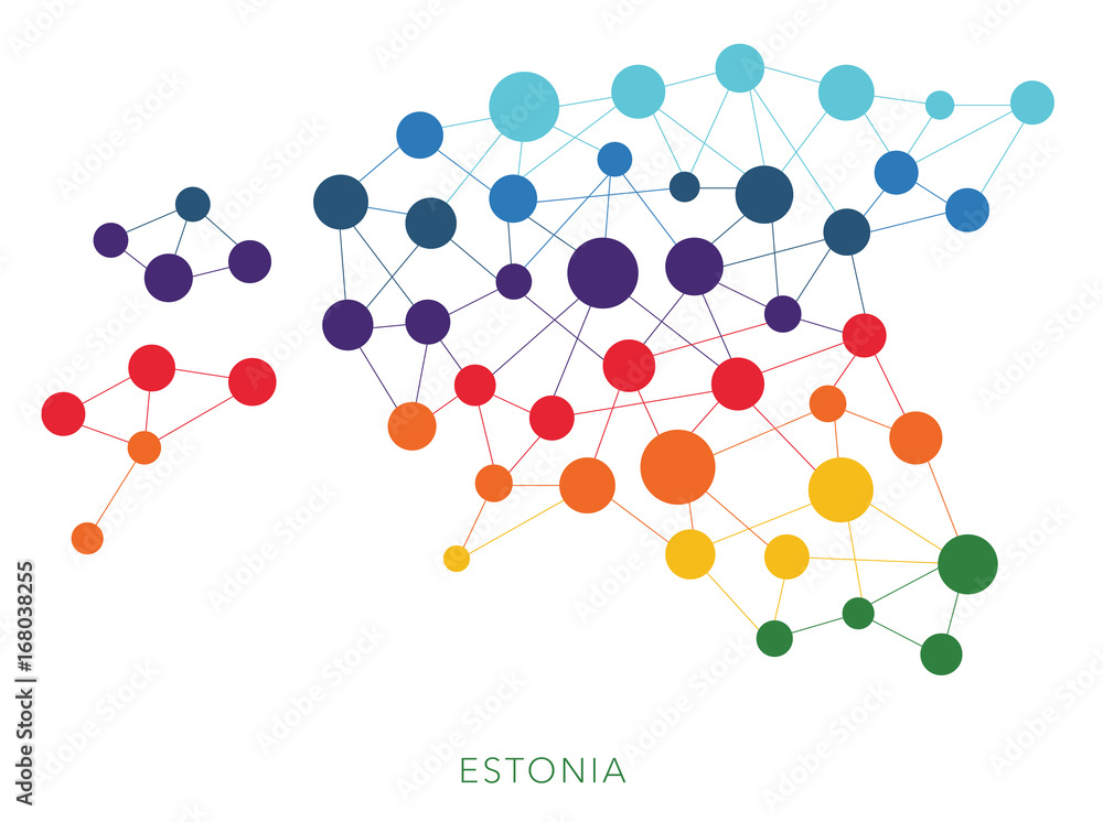dotted texture Estonia vector background dotted texture Estonia vector background