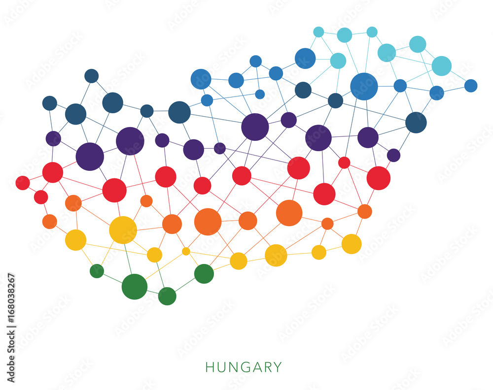 dotted texture Hungary vector background dotted texture Hungary vector background