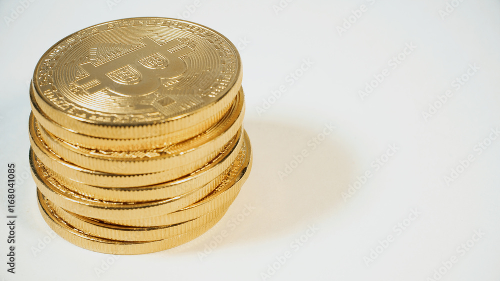 Crypto currency Gold Bitcoins - BTC - Bit Coin. Macro shots crypto currency Bitcoin coins. Crypto currency Gold Bitcoins - BTC - Bit Coin. Macro shots crypto currency Bitcoin coins.