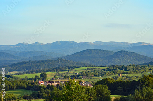 Bieszczady mountains, Polish part of Carpathians
