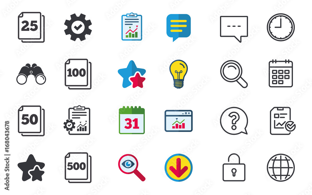 In pack sheets icons. Quantity per package. In pack sheets icons. Quantity per package.