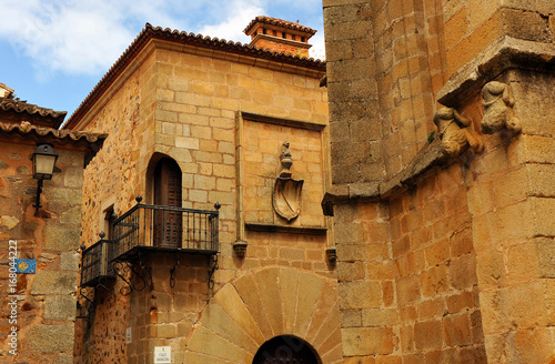 Palacio de Carvajal, Ciudad monumental de Cáceres, España photo