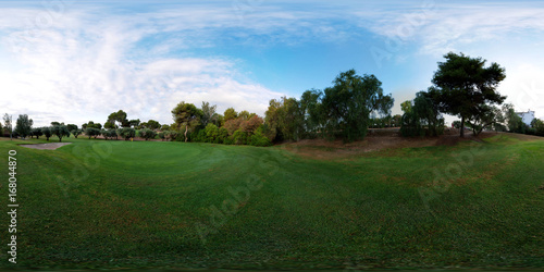 360 Panoramic golf field