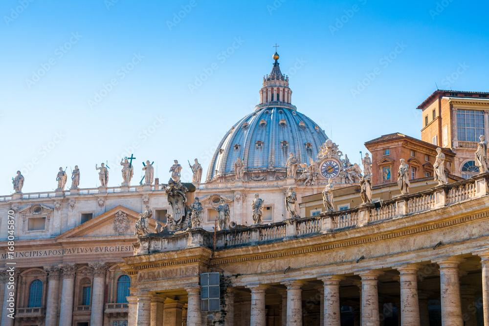 St. Peter's Square is a large plaza located in the Vatican City