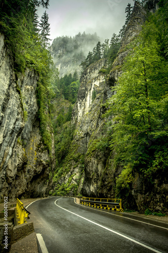 Road in canyon