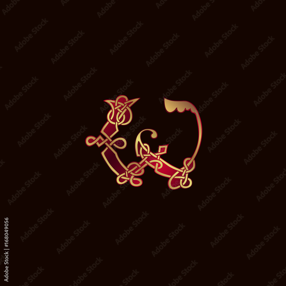 luxury letter W Decoration Logo design concept template luxury letter W Decoration Logo design concept template