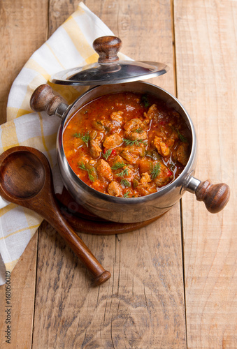 Meat and vegetables goulash (or ragout)