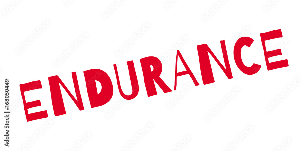 Endurance rubber stamp. Grunge design with dust scratches. Effects can be easily removed for a clean, crisp look. Color is easily changed. Endurance rubber stamp. Grunge design with dust scratches. Effects can be easily removed for a clean, crisp look. Color is easily changed.