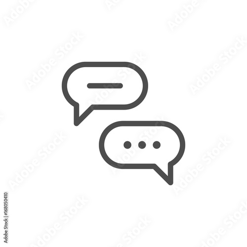 Discussion line icon